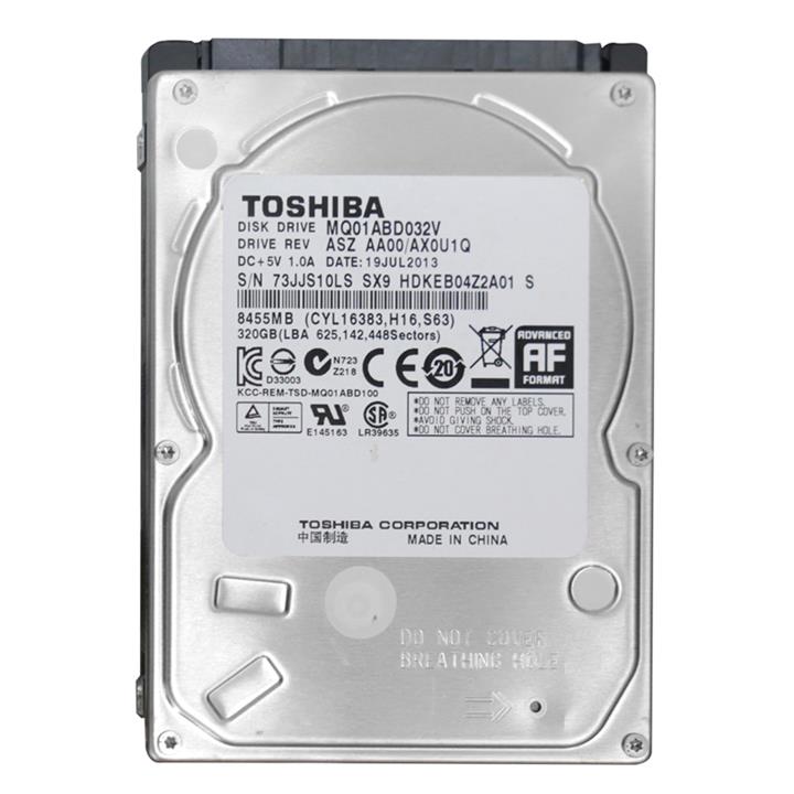 هارد لپ تاپ توشیبا Toshiba 320GB  SATA II 5400RPM Laptop 320GB Sata 5400 RPM Hard Disk